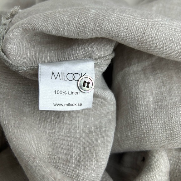 MILOOK Women’s Tina Dress  Size M 100% Linen. - Picture 16 of 17